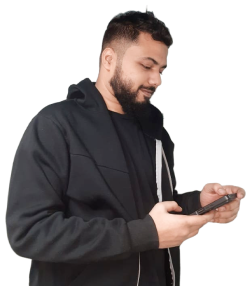 Person using phone